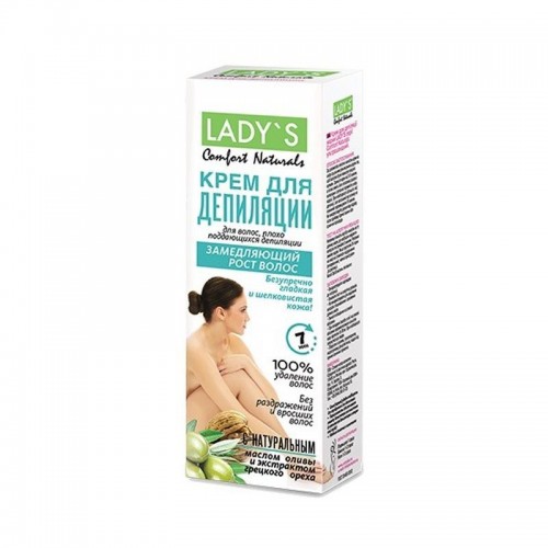 Крем для депиляции Замедляющий рост, 100 мл Депиляторы Comfort Naturals LADY'S